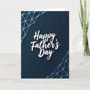 Cool Geometric Fathers Day Card