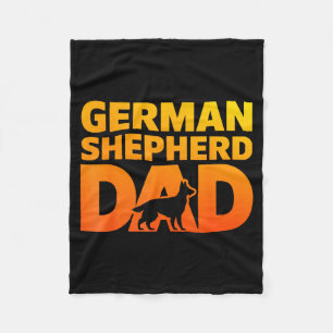 Cool German Shepherd Design For Men Boys Dog Lover Fleece Blanket