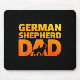 Cool German Shepherd Design For Men Boys Dog Lover Mouse Pad