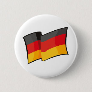 Cool Germany Flag 6 Cm Round Badge