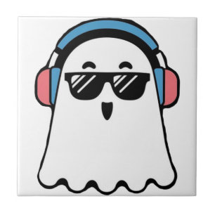 Cool Ghost Ceramic Tile