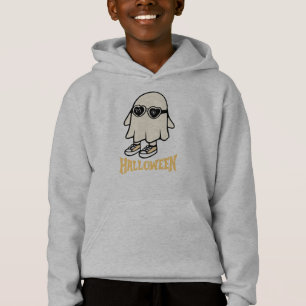 Cool Ghost Halloween Kids Hoodie Pullover
