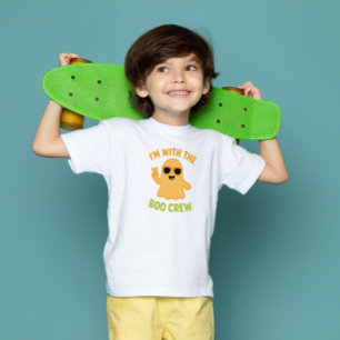 Cool Ghost Halloween T-Shirt   Funny Kids Tee