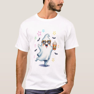 Cool Ghost Halloween Vibes T-Shirt
