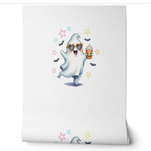 Cool Ghost Halloween Vibes Wallpaper
