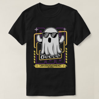 Cool Ghost With Sunglasses Funny Halloween Boo T-Shirt
