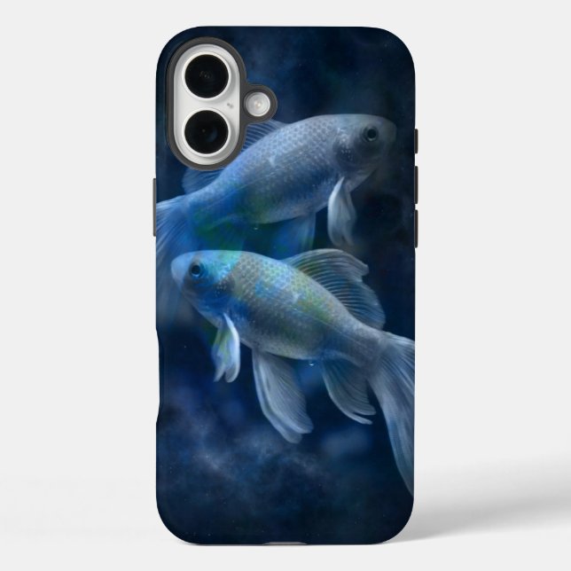 Cool Ghostly Goldfish Case-Mate iPhone Case (Back)