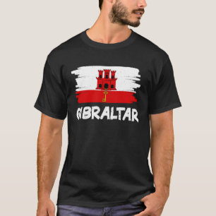 Cool Gibraltar Flag T-Shirt