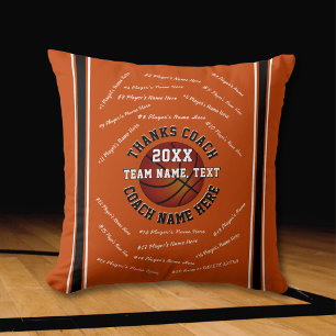 Cool Gifts for Basketball Coaches in Your COLORS Cushion