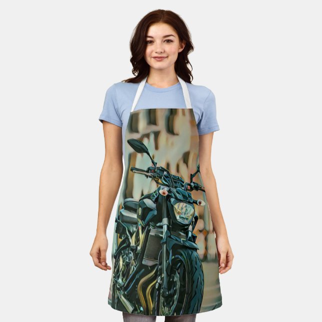 Cool gifts for motorcyclists apron (Worn)