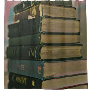 Cool gifts for readers 2022 shower curtain