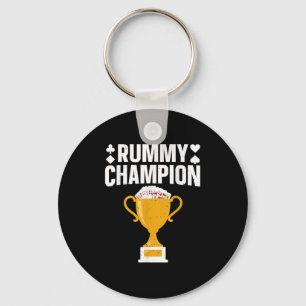 Cool Gin Rummy Design For Men Women Card Game Rumm Key Ring