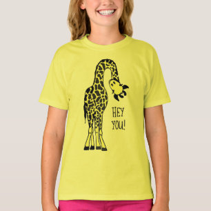 cool giraff tshirt design wild life giraffe kids