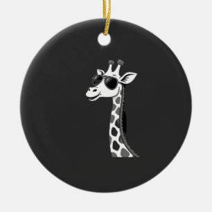 Cool Giraffe Art For Men Women Kids Animal Lover A Ceramic Ornament
