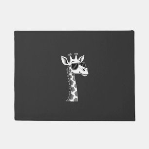 Cool Giraffe Art For Men Women Kids Animal Lover A Doormat
