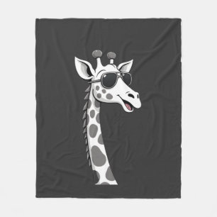 Cool Giraffe Art For Men Women Kids Animal Lover A Fleece Blanket