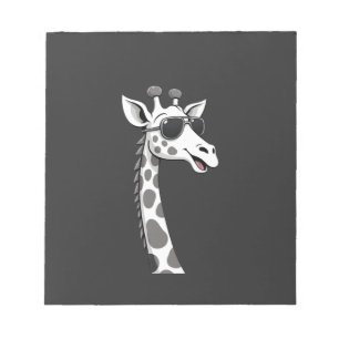 Cool Giraffe Art For Men Women Kids Animal Lover A Notepad