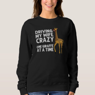 Cool Giraffe For Women Mum Animal Wildlife Zoo Sa Sweatshirt
