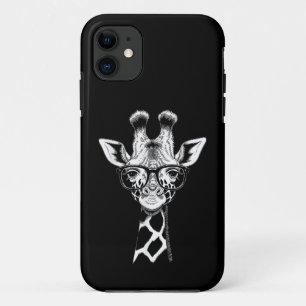 Cool Giraffe Graphic Casual Summer Funny Cute Anim iPhone 11 Case