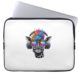 Cool Giraffe Sunglasses Headphones Giraffes   Laptop Sleeve