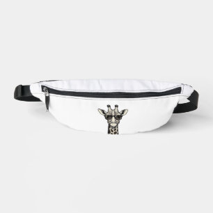 Cool Giraffe Sunglasses Vintage Engraving Shirt_1 Bum Bags