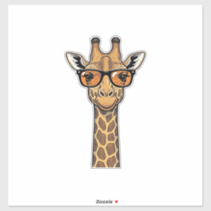 Cool Giraffe Sunglasses Vintage Engraving Shirt De