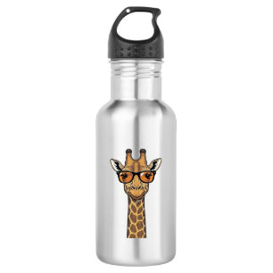 Cool Giraffe Sunglasses Vintage Engraving Shirt De 532 Ml Water Bottle