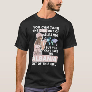 Cool Girl from Albania Proud Albania Girl T-Shirt