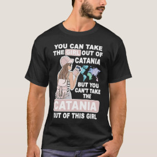 Cool Girl from Catania City  Proud Catania Girl T-Shirt