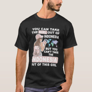 Cool Girl from Indonesia Proud Indonesia Girl T-Shirt