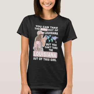 Cool Girl from Louisiana  Proud Louisiana Girl T-Shirt