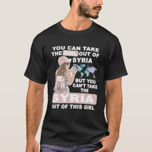Cool Girl from Syria Proud Syria Girl T-Shirt