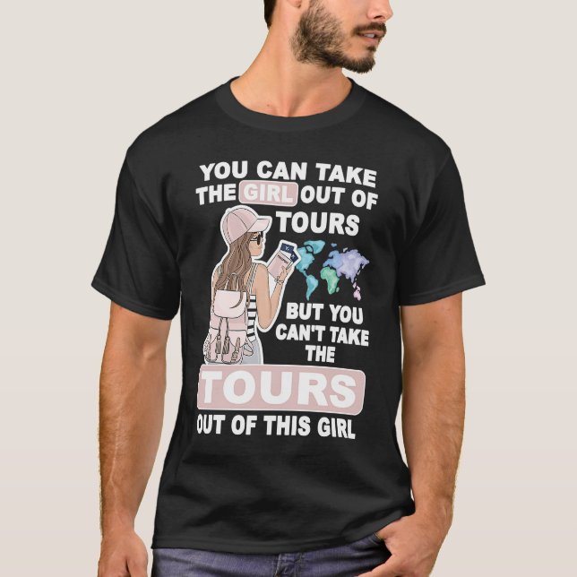 Cool Girl from Tours City  Proud Tours Girl T-Shirt (Front)