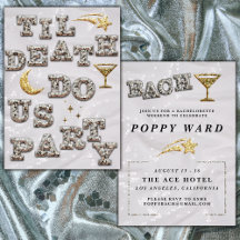 Cool Girl Glam Glitter Metallic Disco Bachelorette