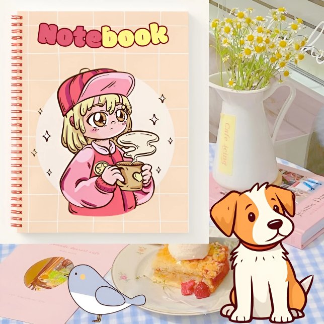 Cool Girl 💛✨🥨 Notebook (Creator Uploaded)