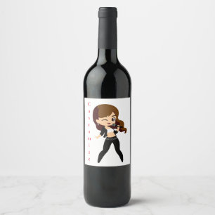 Cool Girl Sings Karaoke Thunder_Cove Wine Label