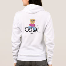 Cool Girl Teddy Hoodie – Cute Style 