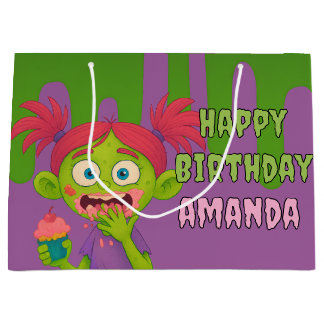 Cool Girl Zombie Reversible Gift Bag