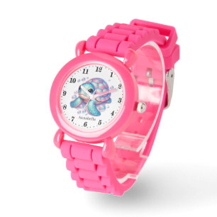 Cool girls sea turtle add name watch