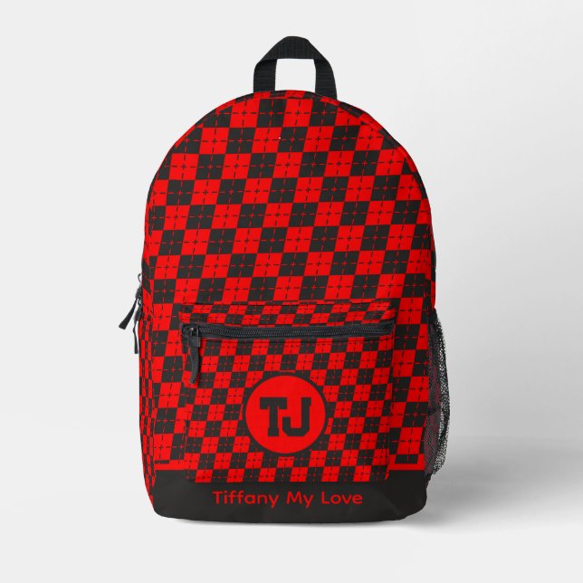 Cool Girly Bachelor Weekend Teacher Backpack (Front)