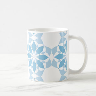 Cool, girly, modern, trendy unique flower abstract coffee mug