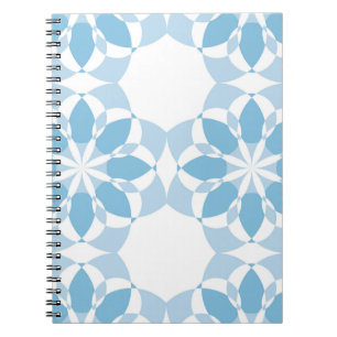 Cool, girly, modern, trendy unique flower abstract notebook