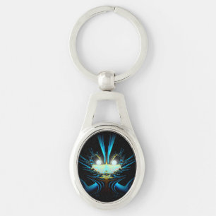 Cool Glowing Eyes Alien Creature Key Ring
