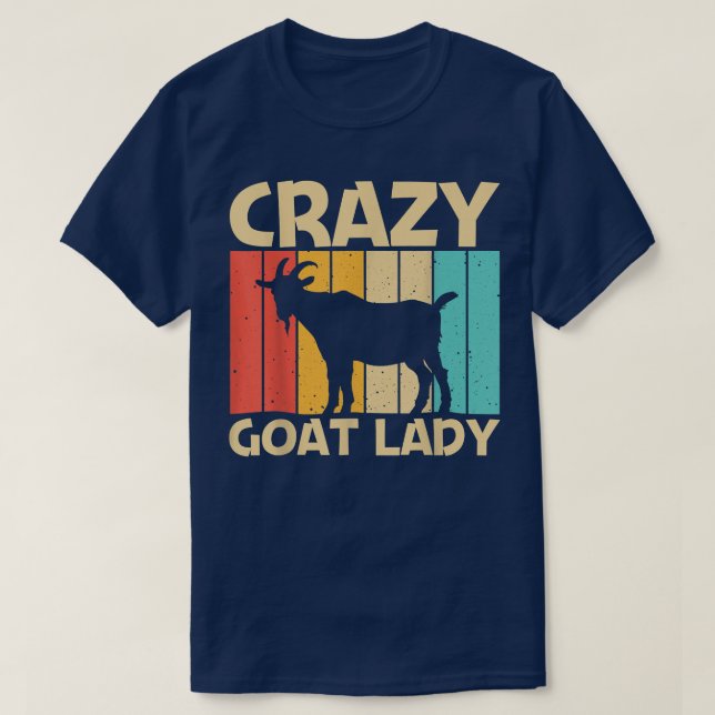 Cool Goat Design For Women Girls Goat Farmer Farmi T-Shirt (Design Front)