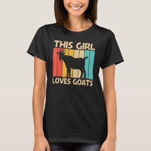 Cool Goat For Girls Women Goat Farmer Farming 1 T-Shirt