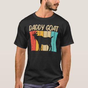 Cool Goat For Men Boys Dad Goat Farmer Farming T-Shirt