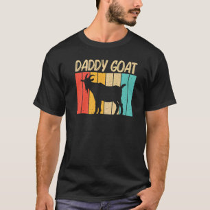 Cool Goat For Men Boys Dad Goat Farmer Farming T-Shirt