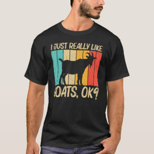 Cool Goat For Men Women Goat Farmer Farming T-Shirt