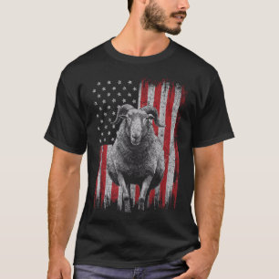 Cool Goat Lover 4th Of July Patriotic Usa Independ T-Shirt