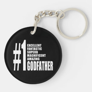 Cool Godfathers : Number One Godfather Key Ring
